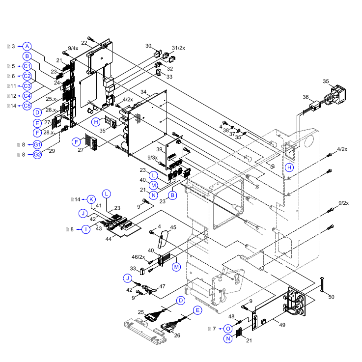Left Hand Unit - Electronics, Power Supply